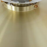 rare danish ceiling lamp by T H Valentiner in brass with 70 cm diameter