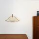 Sisal and Walnut Pendant Lamp by Temde