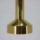 Set of three design small brass midcentury pendants, 1970s