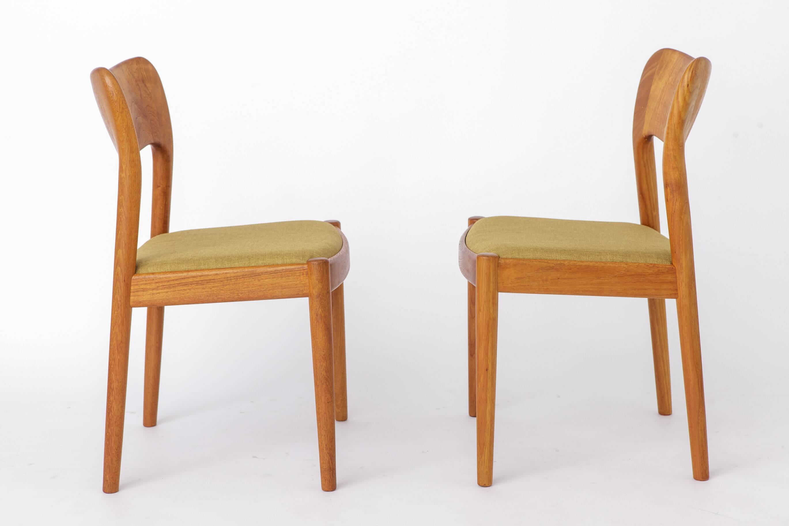 Set of 4 Niels Koefoed Ole Chairs | 1970s Denmark | Vintage Danish Teak