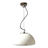 Vintage iGuzzini Hanging Lamp in White Acrylic Model 3072, 1970s