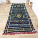 Handmade wool Berber rug 340 X 140 CM