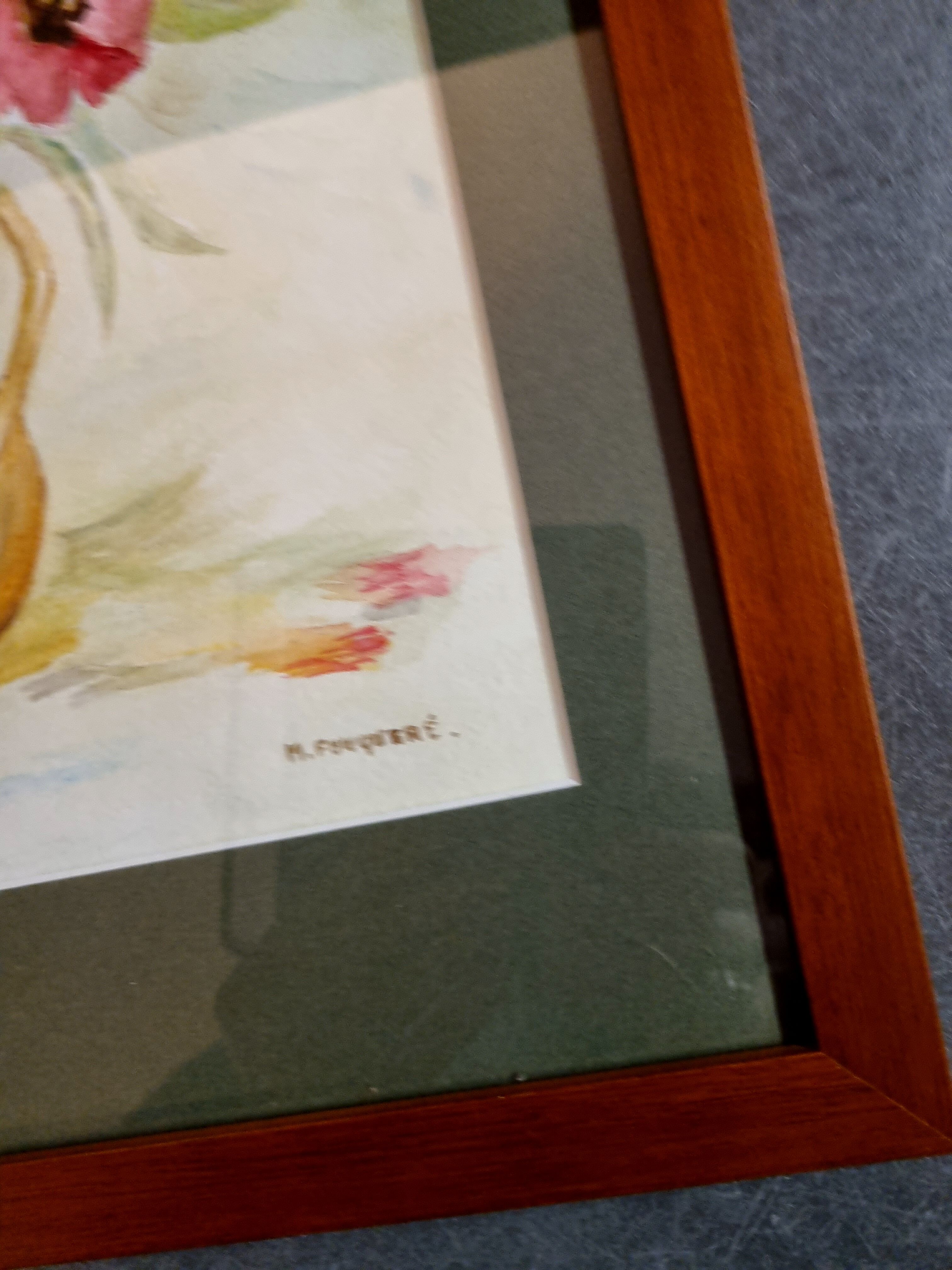 Watercolor Bouquet of Anemones