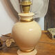 Pied de lampe en céramique craquelée  Le Dauphin