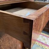 Empire style row in mahogany and oak veneer