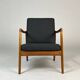 Fauteuil Ole Wanscher FD109 par France & Daverkosen vintage danois des années 60