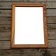 Vintage wall mirror - Wooden frame - 1980s