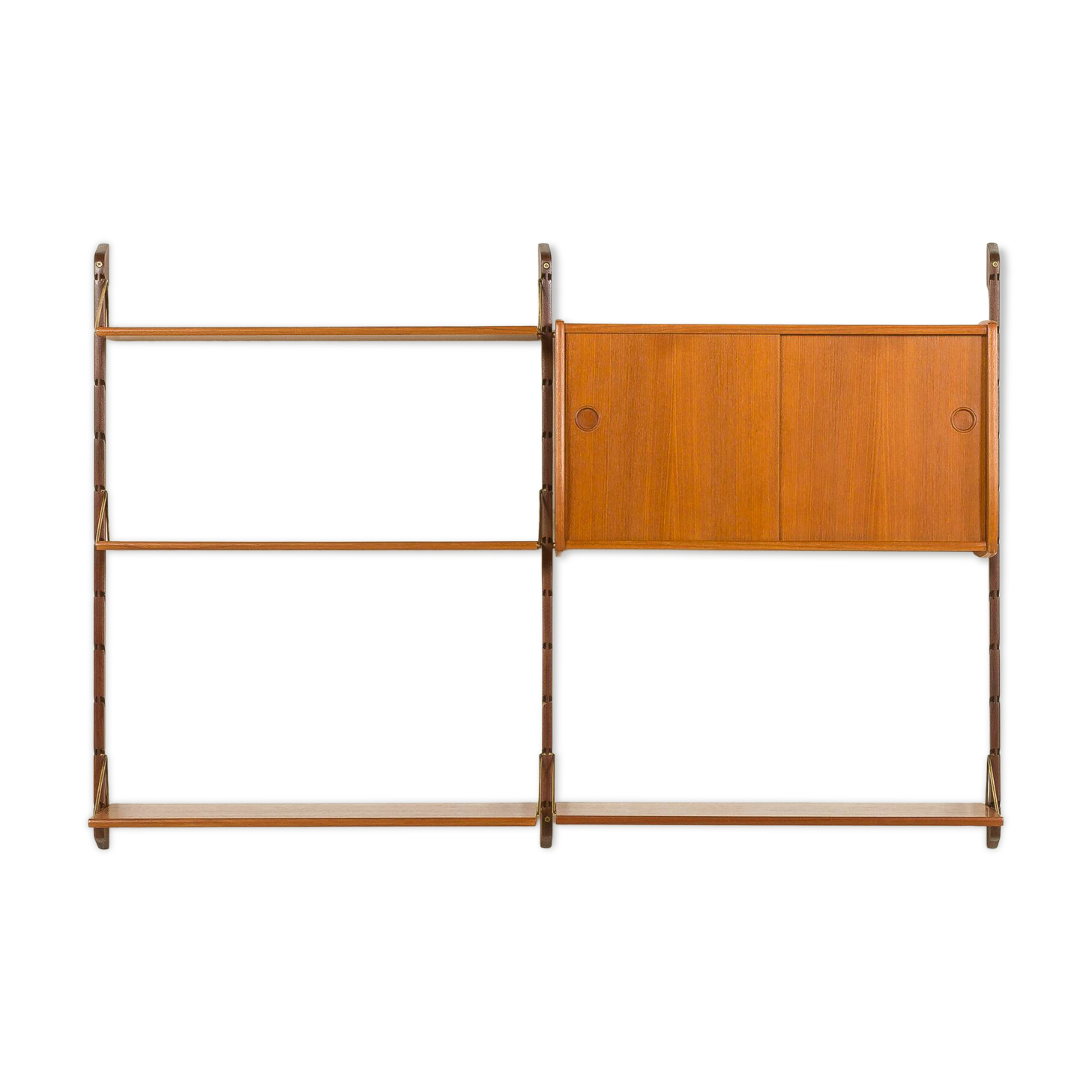 Small Ergo teak wall unit by John Texmon, Norway 1960s