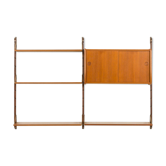 Small Ergo teak wall unit by John Texmon, Norway 1960s