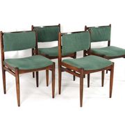 Ensemble de 4 chaises en palissandre 'Quern' - style moderne du milieu du siècle