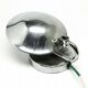 Chrome-plated metal table lamp by J. Hurka for Napako, Czechoslovakia, 1950s