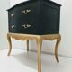 Commode vintage en bois relookée