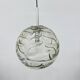 Doria leuchten glass hanging lamp , 1970s