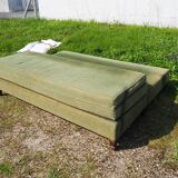Louis XIII Style Convertible Sofa Sheep Bones