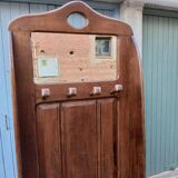 Wooden coat rack trunk