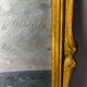 Oil painting on wooden panel, beautiful southern landscape
