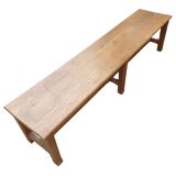 Rustic oak bench length 1m80