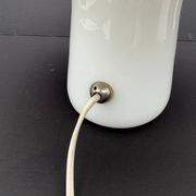 Mushroom lamp by RES MURANO in opaline, Italy 1960