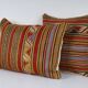 Set of 2 vintage kilim cushion covers 46x51 cm