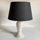 Lampe pieds en pierre d’albatre vintage