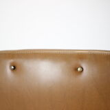 Midcentury Scandinavian Swivel Armchair, 1960s