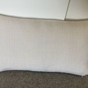 Outdoor ecru pink fabric cushion