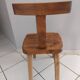 Suite of 4 rustic chairs from the 70/80's