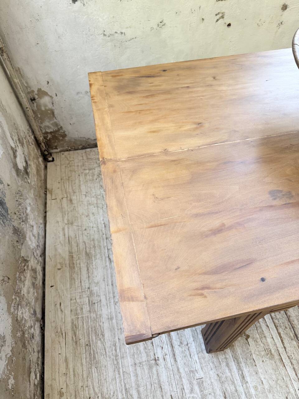 Country farmhouse table in solid beech and oak 2.5m XL