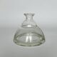 Vintage Modernist Bubble Clear Glass Vase