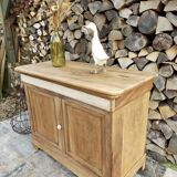 Renovated solid wood sideboard