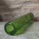 Green bubble glass vase