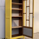 Glass-glazed Parisian wardrobe 1950