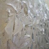 Frosted glass plafonnier, Kaiser Leuchten label, 1970s