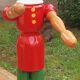 Vintage wooden Pinocchio, 1.87m tall, very rare piece.
