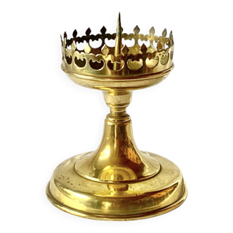 Antique brass candlestick