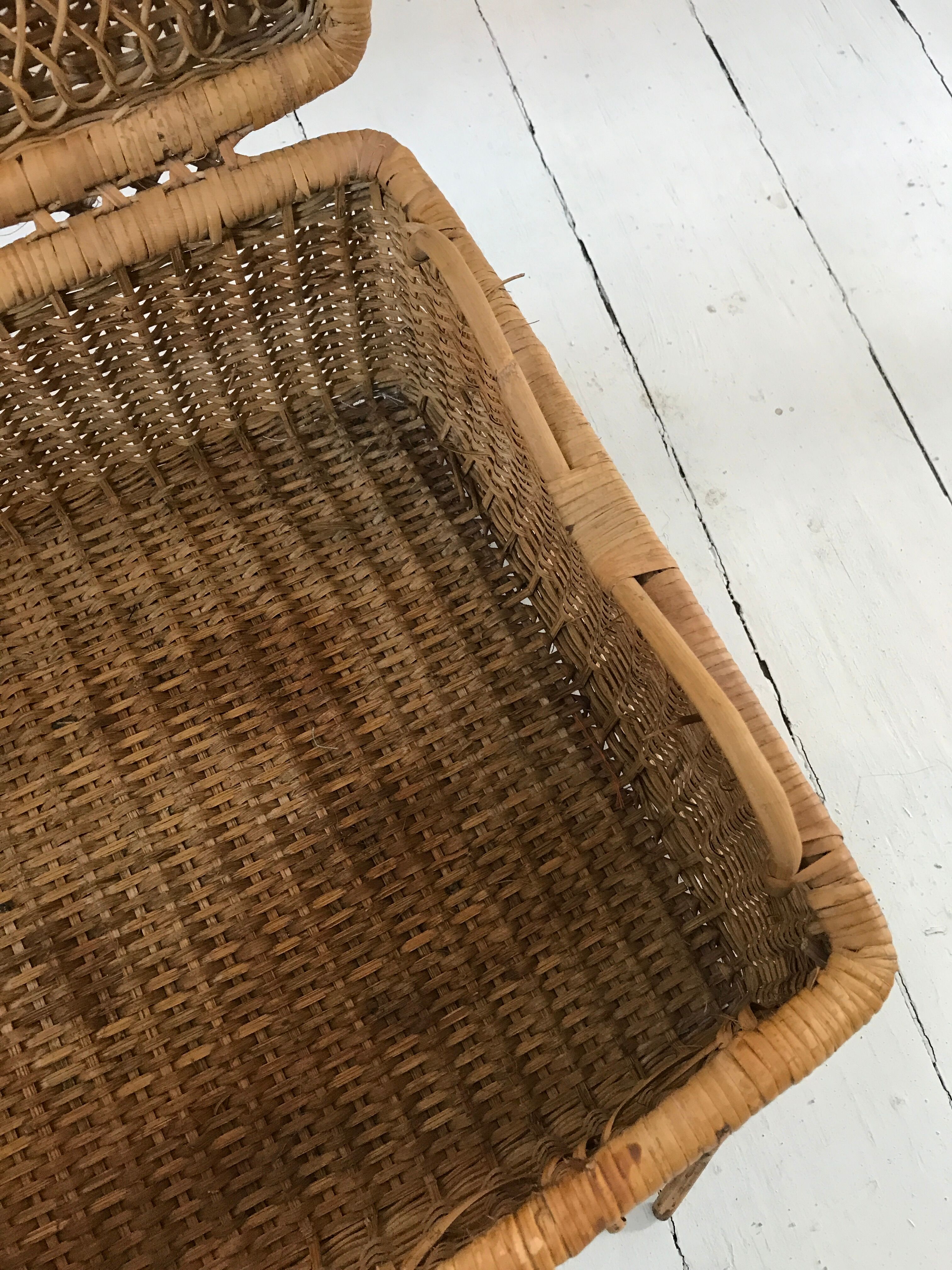 Rattan suitcase