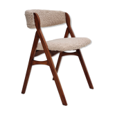 60s, Danish design by Henning Kjærnulf, reupholstered chair, model 71