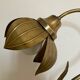 Brass flower lamp