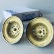 Pair of bronze candle holders signed