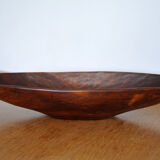 Grand coupe oblongue in mahogany west africa, circa 1970