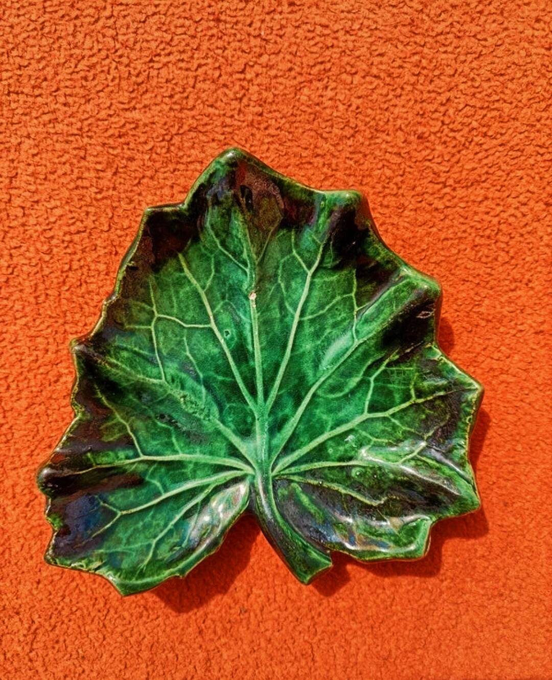 Vide poche rétro feuilles