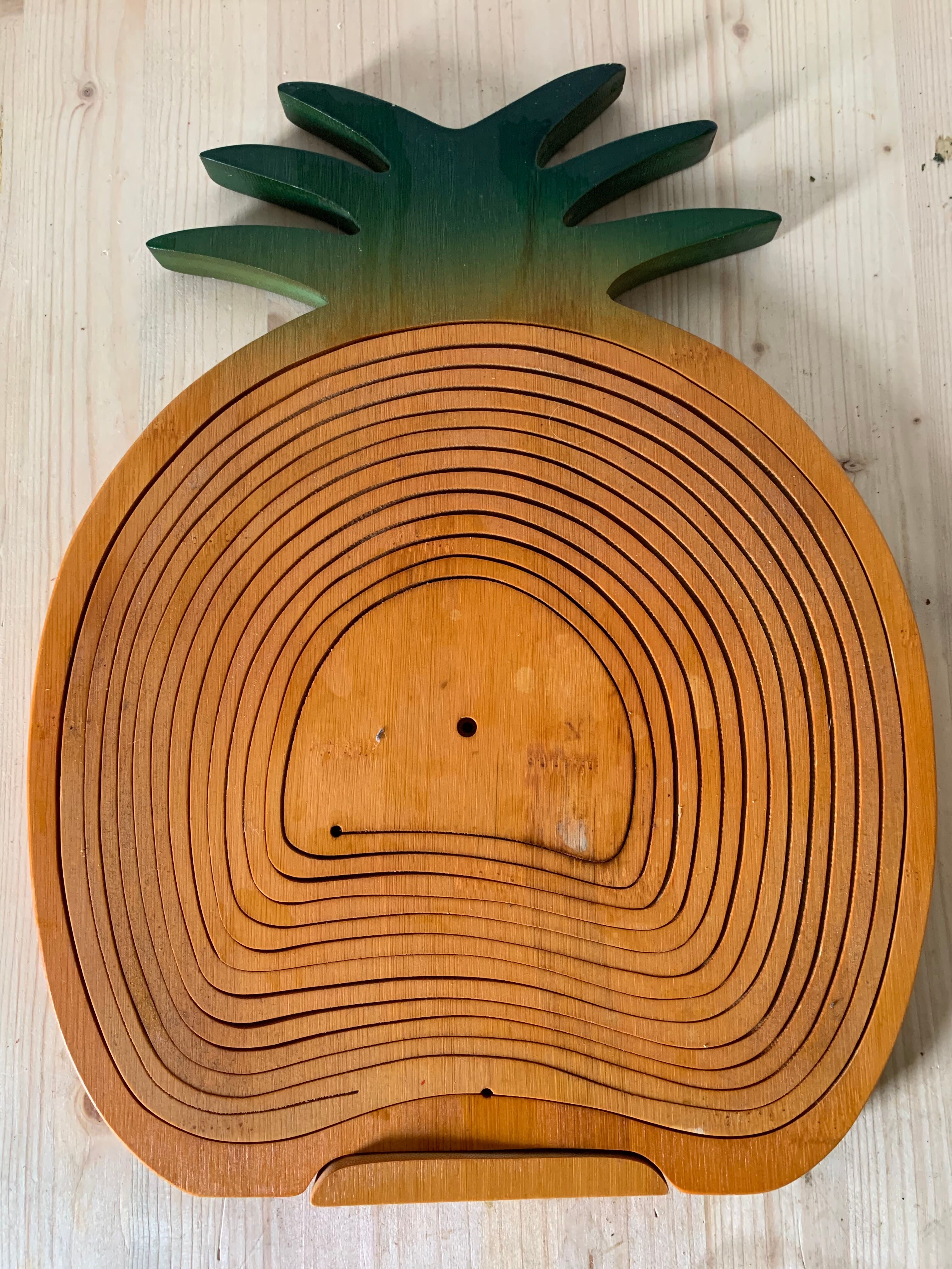 Pineapple fruit basket