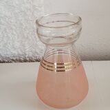 Pink granite bulb vase