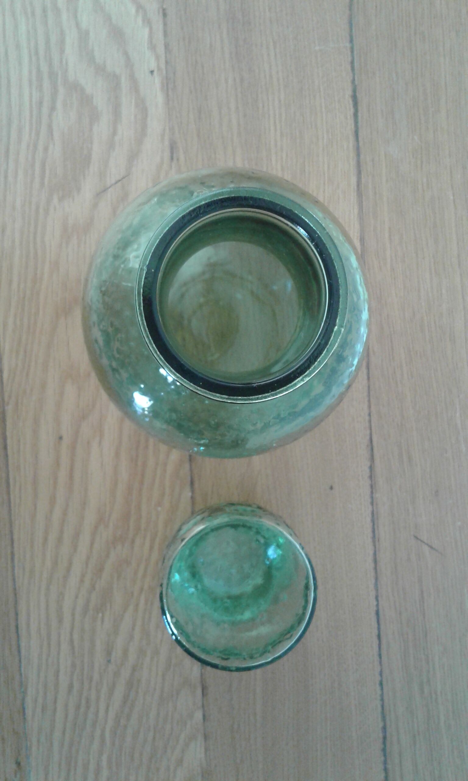 Bottle Bubble Glass. Vintage