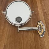 Vintage illuminating adjustable mirror, Brot, France art deco