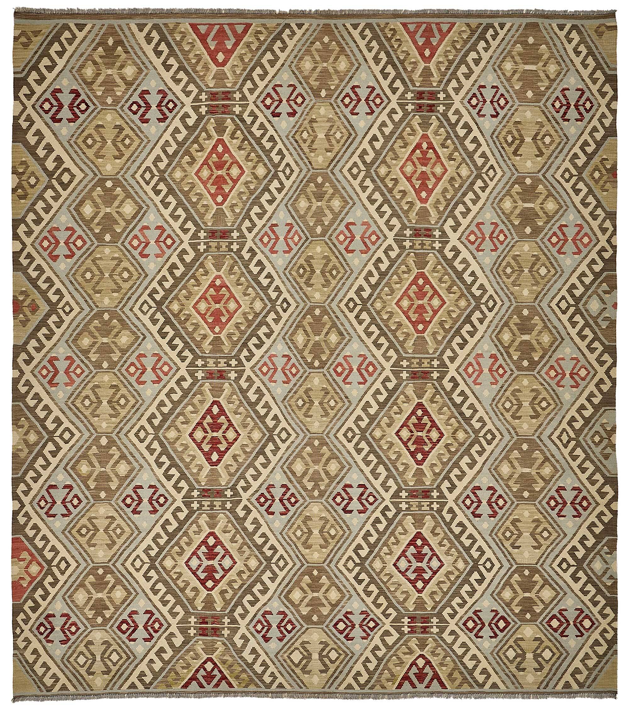 Contemporary Tribal Decorative Kilim 331 cm x 365 cm