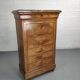 Secretary style Louis Philippe in walnut bramble
