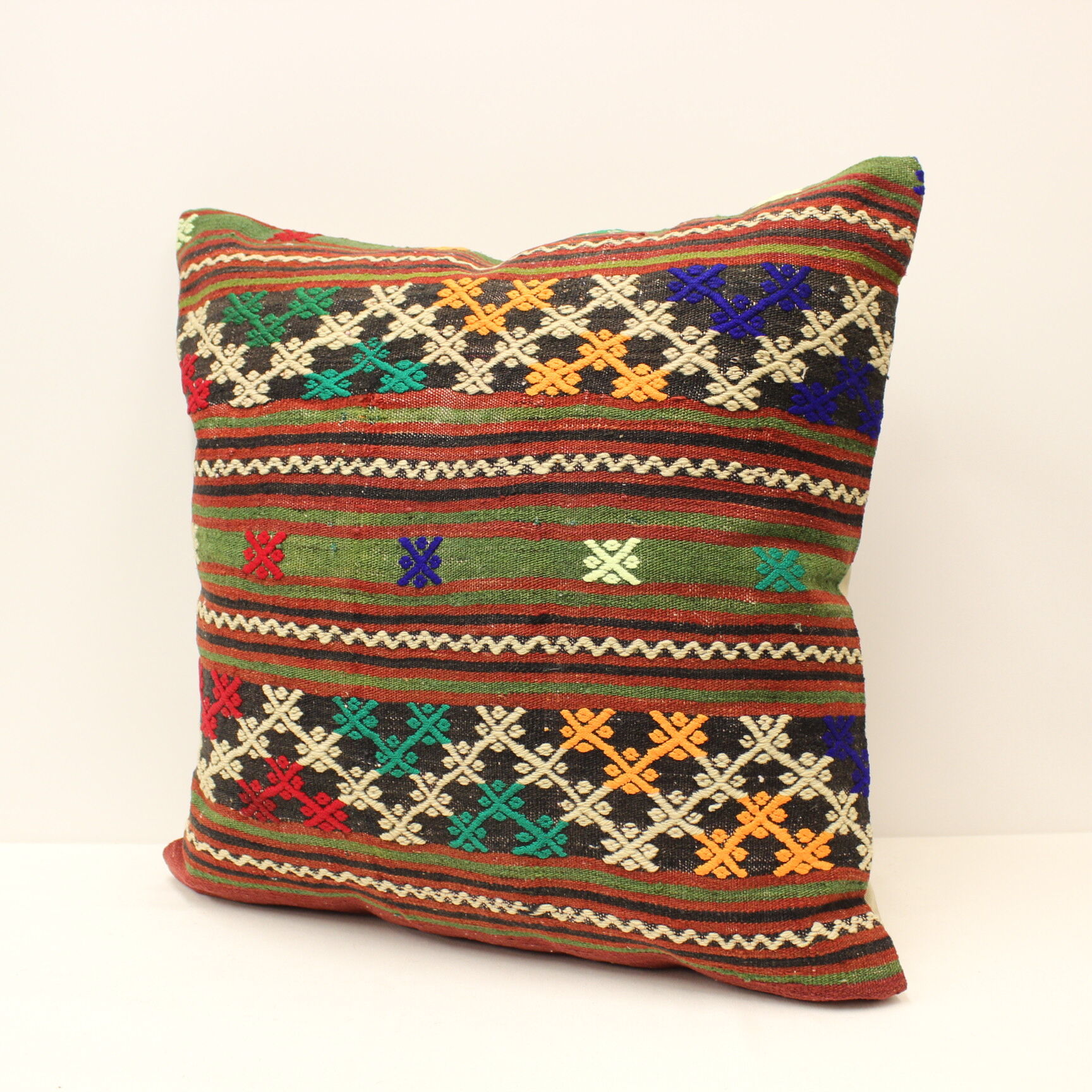 60x60 cm Kilim Cushion,Vintage Cushion Cover