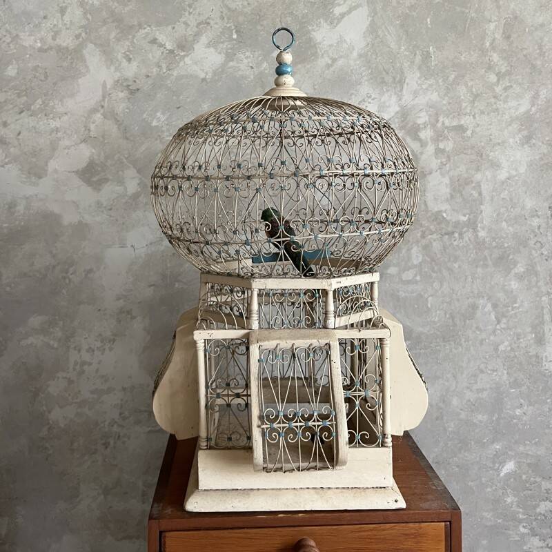 Antique birdcage