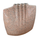 Virebent ceramic vase free form art deco